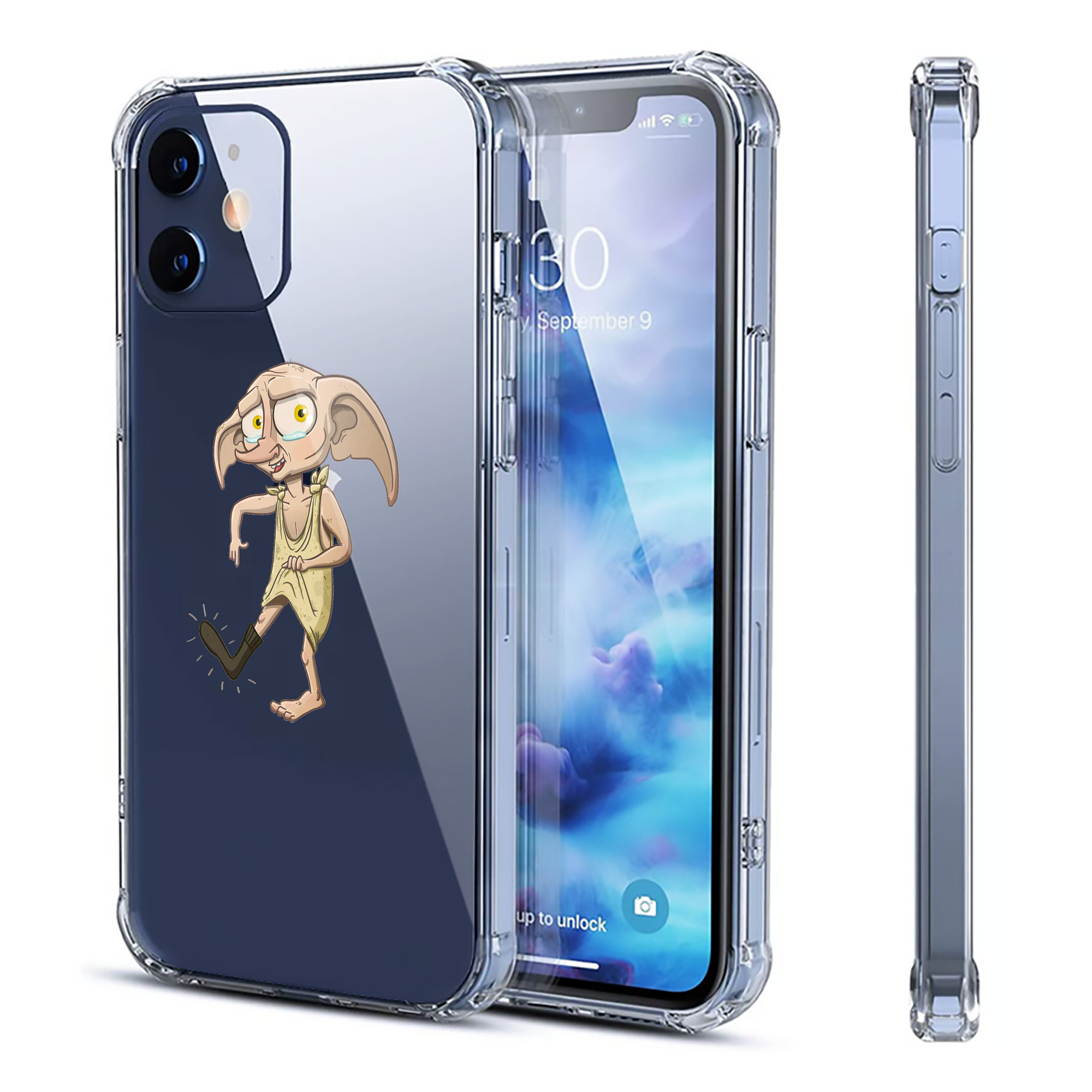 （画像用） Harry Potter ハリー・ポッターシリーズ 【iPhone 12シリーズ対応】透明スマホケース（クリアソフトケース）